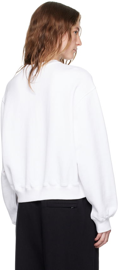 Sweatshirt Alexander Wang Puff Logo Sweatshirt Hvid | 4CC3241508, 2