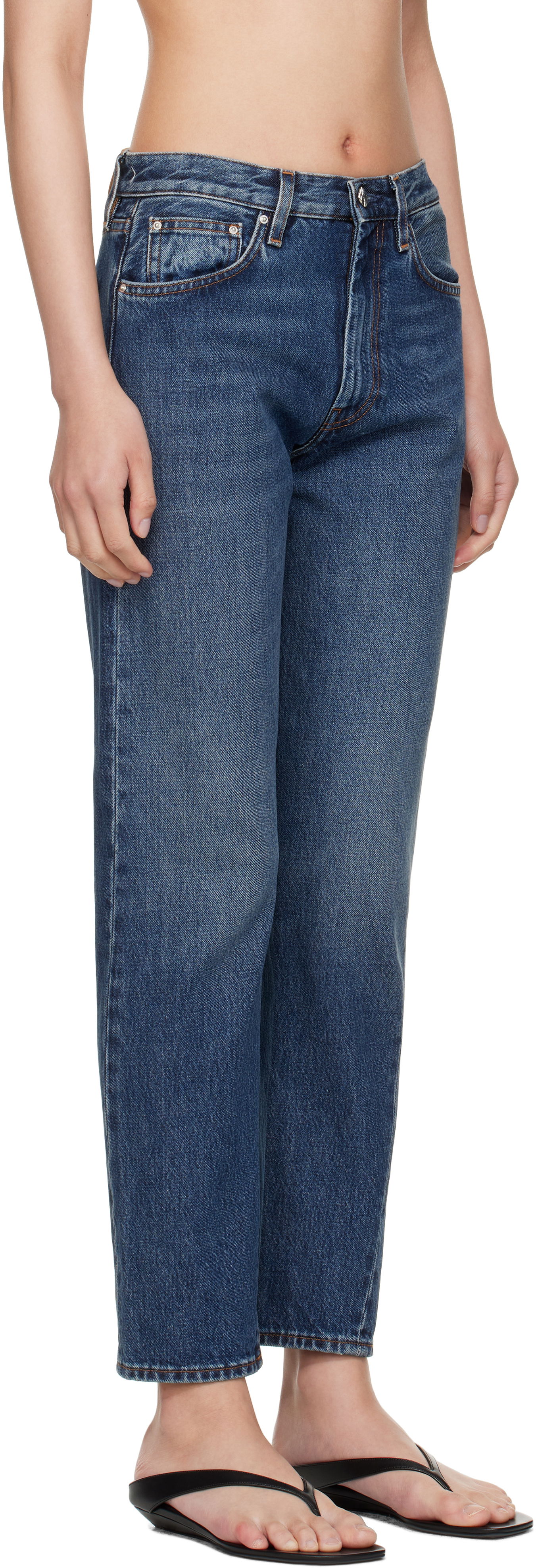 Jeans TOTEME TOTEME Twisted Seam Jeans Blå | 221-232-741, 1