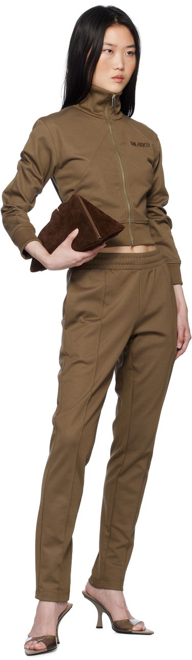Træningsdragt The Attico The Attico Cropped Track Jacket Brun | 250WCF00022 JJJ055AA, 3
