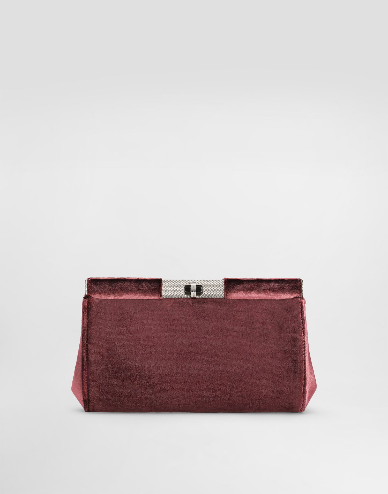 Håndtaske Dolce & Gabbana Dolce & Gabbana Marlene Velvet Clutch Bourgogne | BB7620A647580342, 0