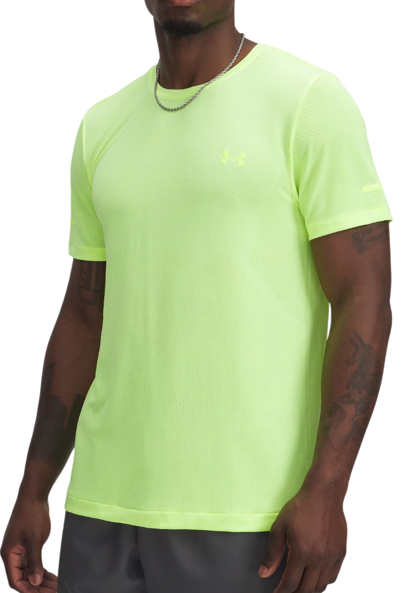 T-shirt Under Armour Seamless Stride Short Sleeve T-Shirt Gul | 1375692-731
