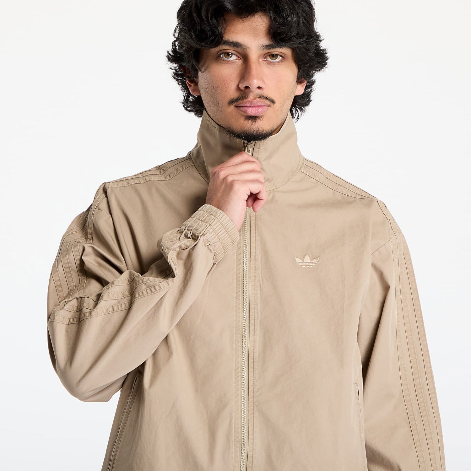 Jakke adidas Originals adidas Originals Woven Firebird Track Jacket Beige | KC0685, 1