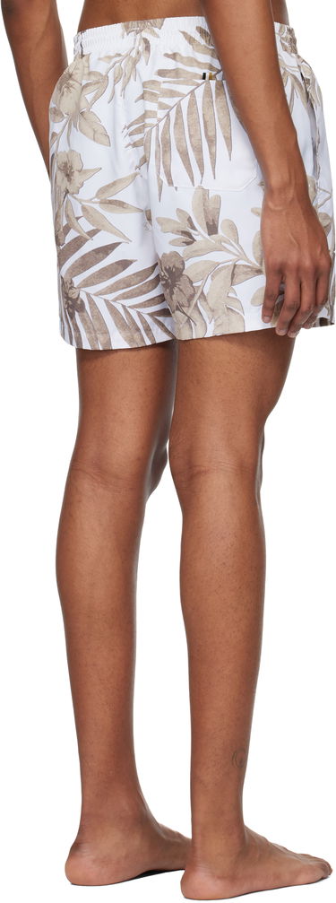 Badetøj BOSS BOSS Seasonal Print Swim Shorts Hvid | 50508844, 2