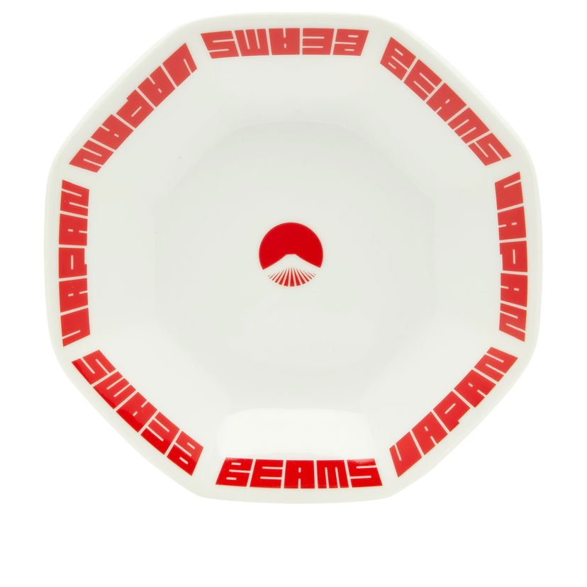 Home decor BEAMS BEAMS JAPAN Octagonal Plate Hvid | 5671-0535-067