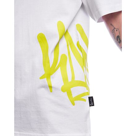 T-shirt Karl Kani Karl Kani Signature Tag Tee Hvid | KK-60300330, 1