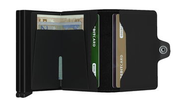 Tegnebog Secrid Twinwallet "Matte Black" Sort | TM-Black, 4