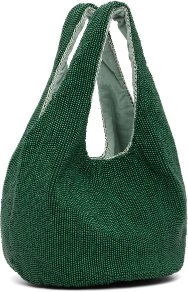 Mulepose JW Anderson Mini Beaded Shopper Tote Grøn | HB0744-FA0469, 4