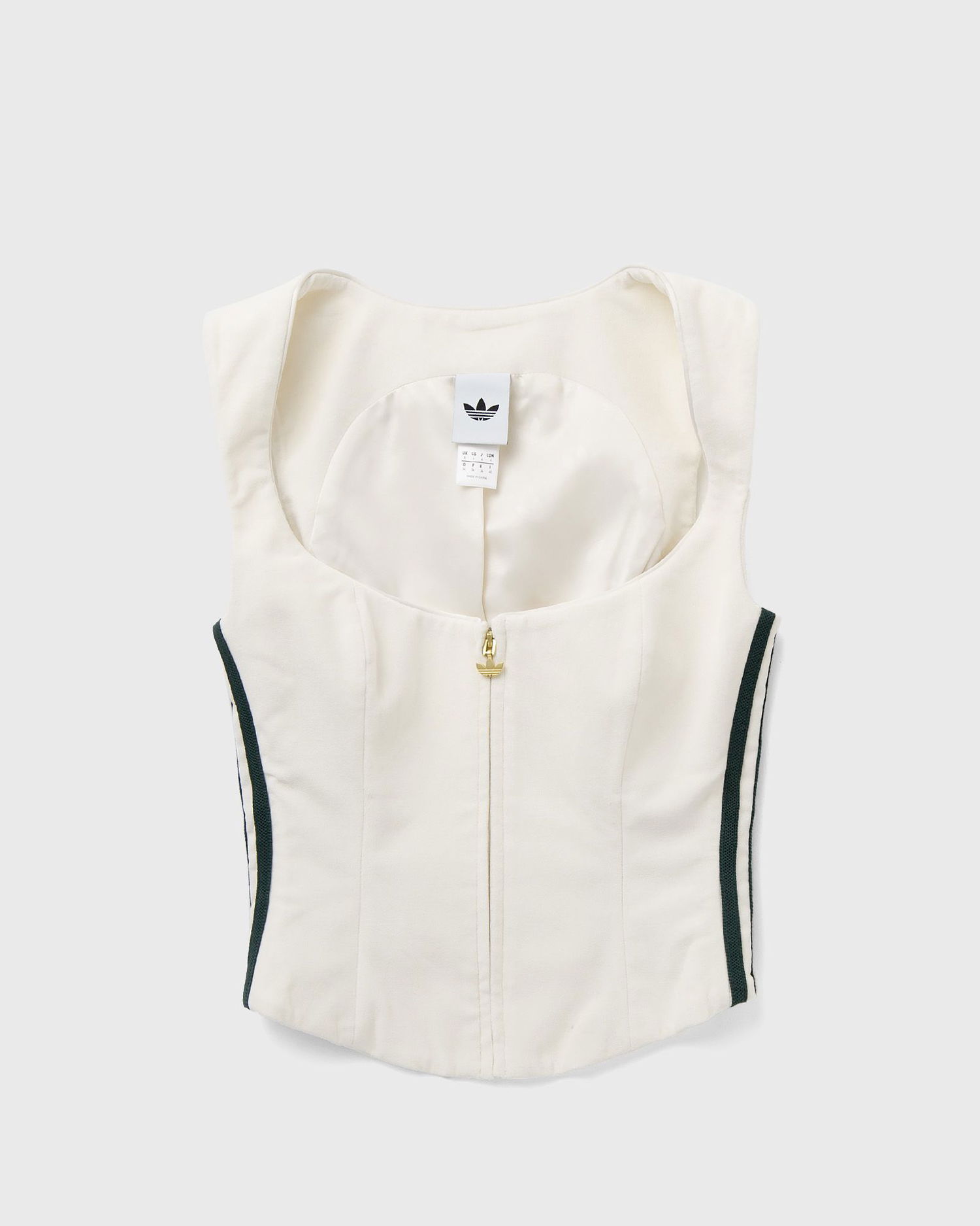 Tanktop adidas Performance Velvet Corset Top Adidas Originals Hvid | KF4692, 1