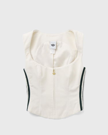 Tanktop adidas Performance Velvet Corset Top Adidas Originals Hvid | KF4692, 1