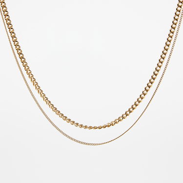 Halskæde A.P.C. Collier Minimal Necklace Metalisk | MEACC-M70680 RAA, 0