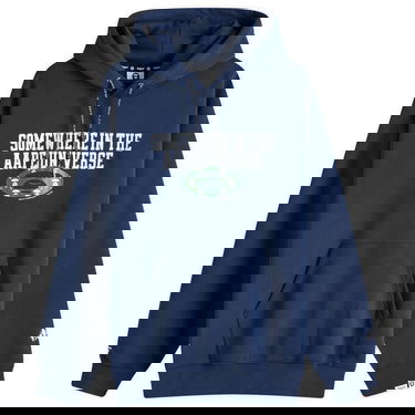 Sweatshirt AAPE by A Bathing Ape AAPE Monogram Hoody Mørkeblå | AAPSWMB342XXNNYX, 0