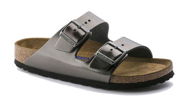 Sneakers og sko Birkenstock Arizona Soft Footbed Leather Grå | 1000292, 1