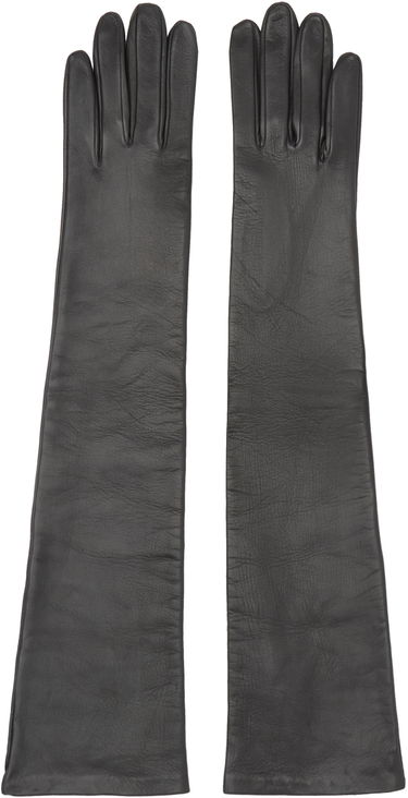 Handsker Dries Van Noten Soft Leather Long Gloves Sort | 242-010103-007, 0