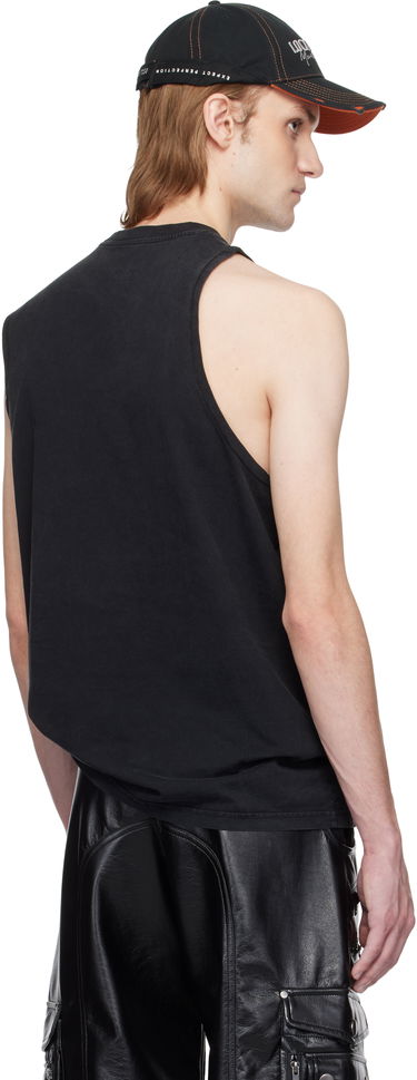 Tanktop Martine Rose Martine Rose Logo Tank Top Sort | 622JE01002B, 2