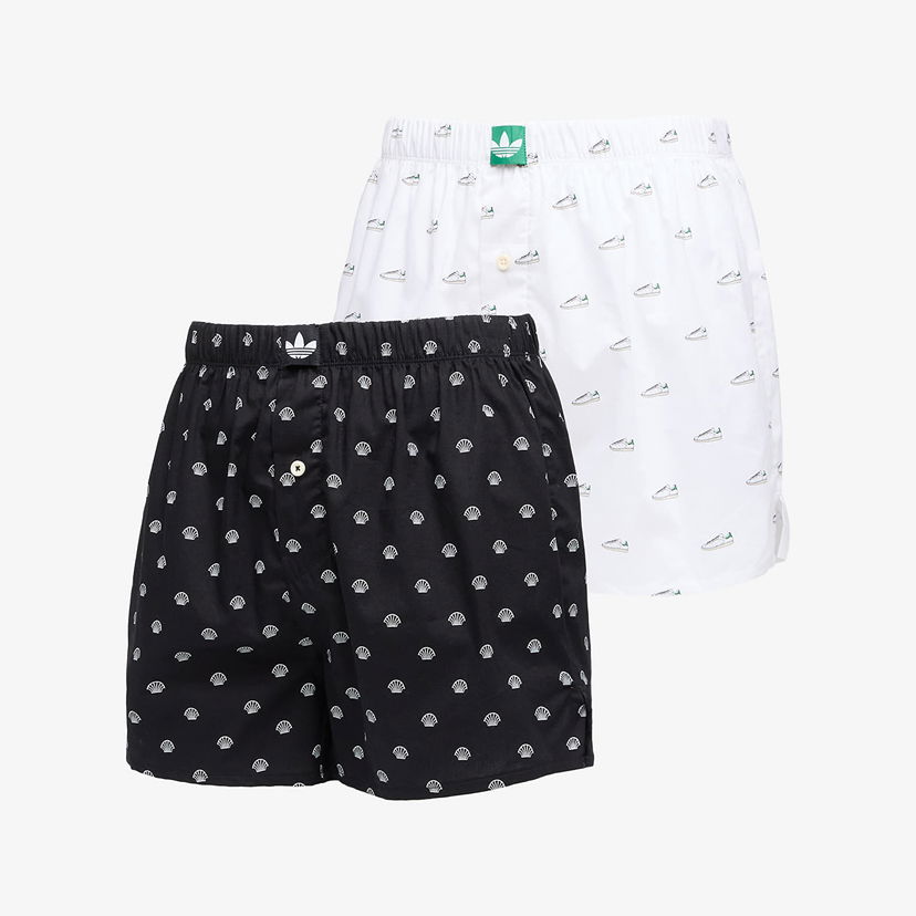Boksere adidas Originals Woven Boxer Shorts, 2-Pack Hvid | 4AR006-908