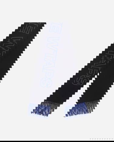 Tørklæde WTAPS Knitted Fringe Scarf Sort | 242MADT-AC01 001, 2