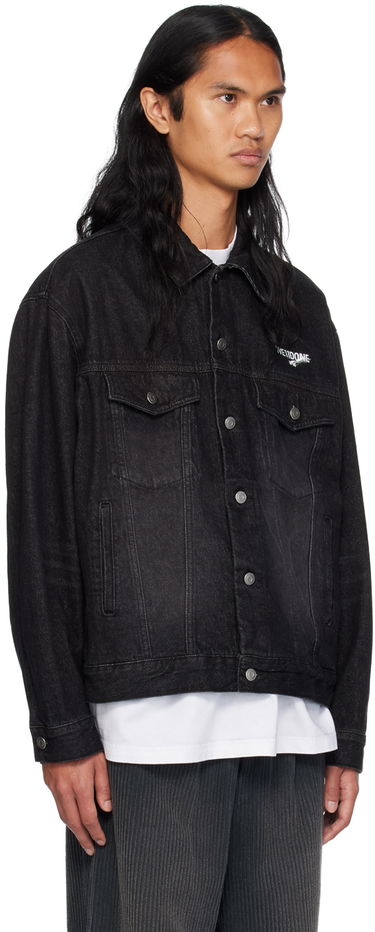 Jakke We11done We11done 1506 Trucker Denim Jacket Sort | WD-DJ1-23-913-U-BK, 1