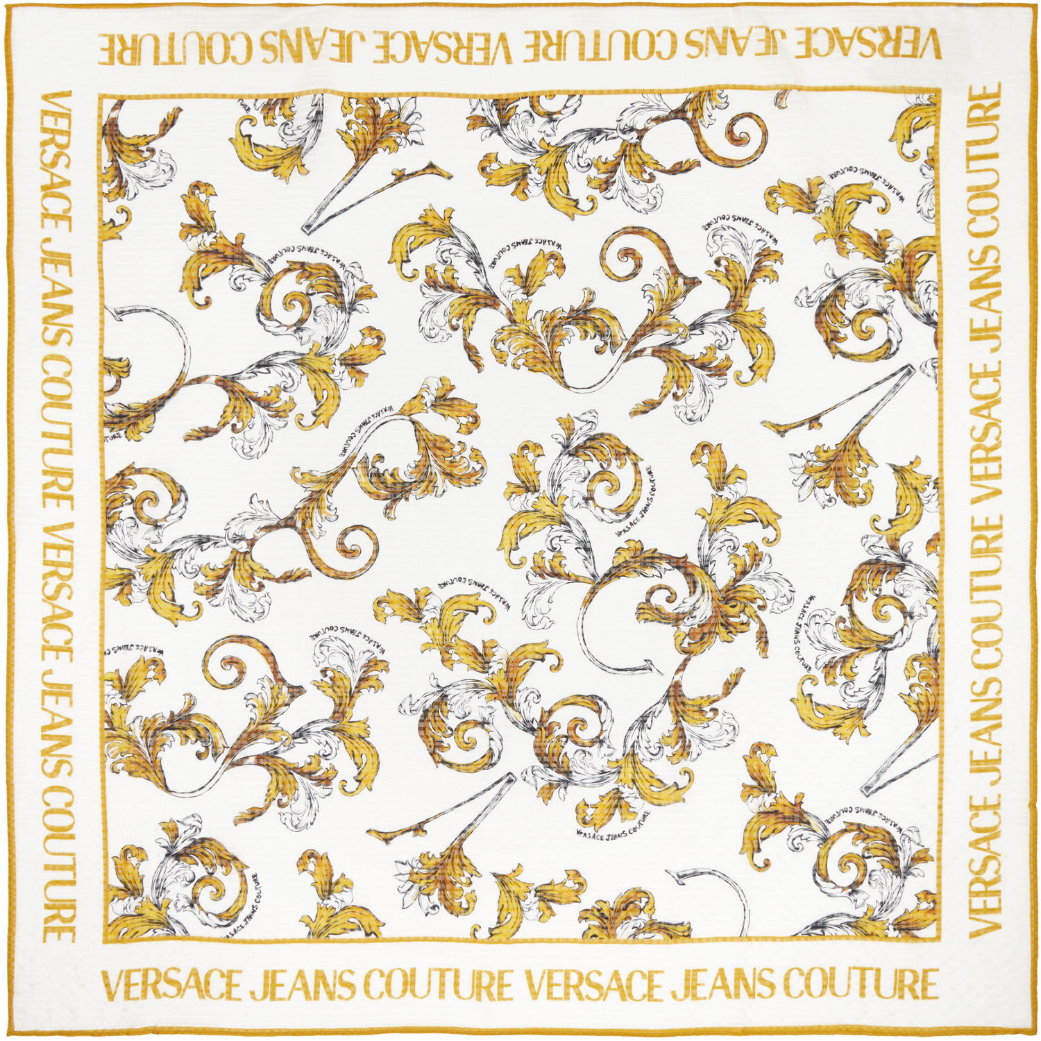 Tørklæde Versace Versace Jeans Couture Barocco Silk Foulard Scarf Lyserød | E78HA7H02_EZG353, 1