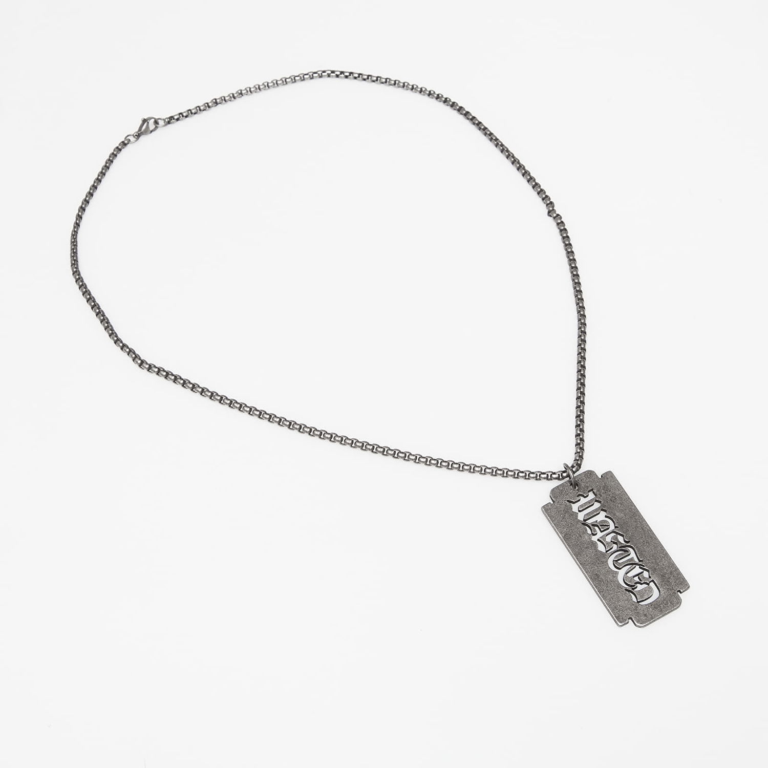 Halskæde Wasted Paris U Sharp Razor Blade Necklace Universal Grå | WP_000313, 0