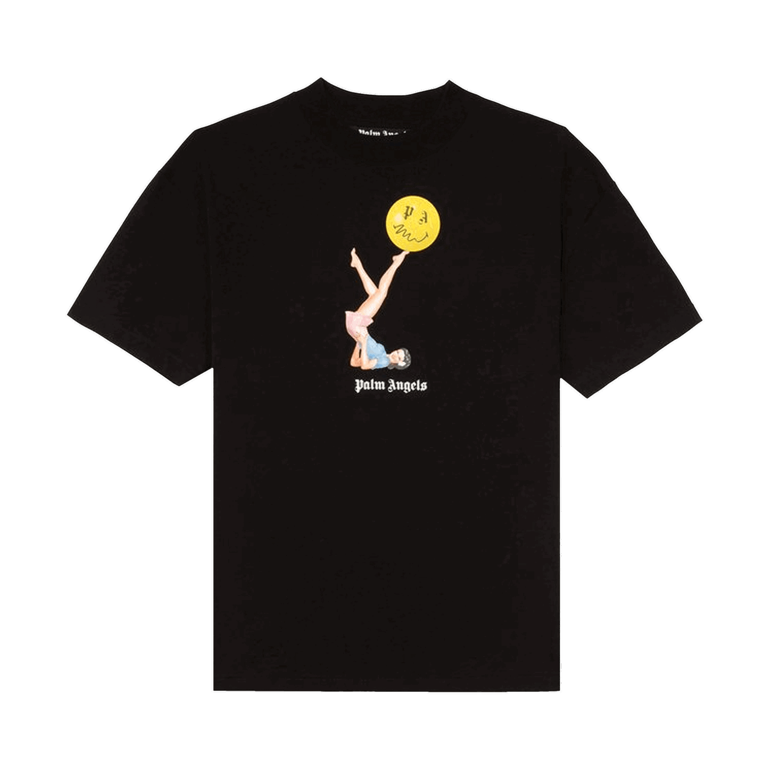 T-shirt Palm Angels Juggler Pin Up Tee Sort | PMAA001R21JER0101030, 0