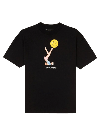 T-shirt Palm Angels Juggler Pin Up Tee Sort | PMAA001R21JER0101030