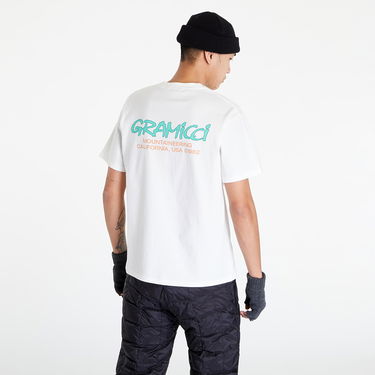 T-shirt GRAMICCI Mountaineering Tee Hvid | G2FU-T049 White / Green, 0