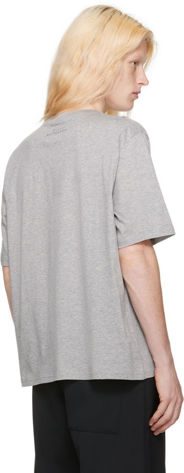 T-shirt Studio Nicholson Studio Nicholson Bric T-Shirt Grå | BRIC SNM-911, 2