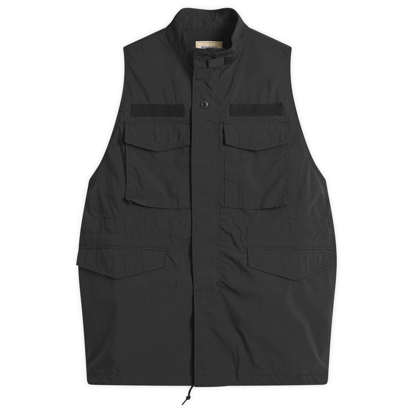 Vest BEAMS Beams Boy Multi-Pocket Fatigue Vest Sort | 1306-0232-120-19