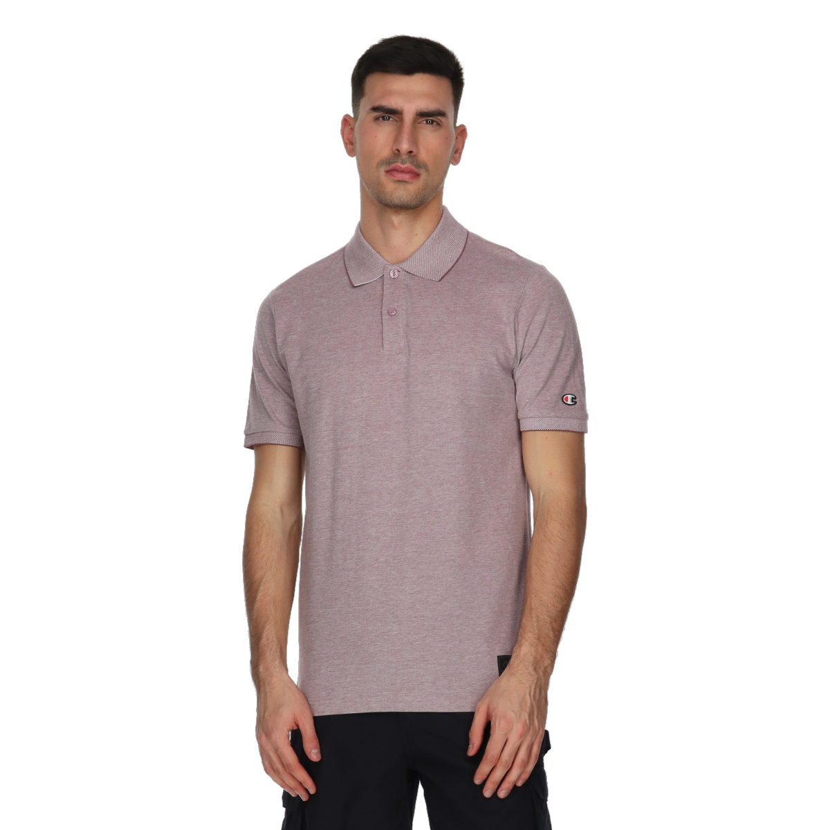 Polo skjorte Champion Easy Short Sleeve Polo Lilla | 220530-RM001, 0