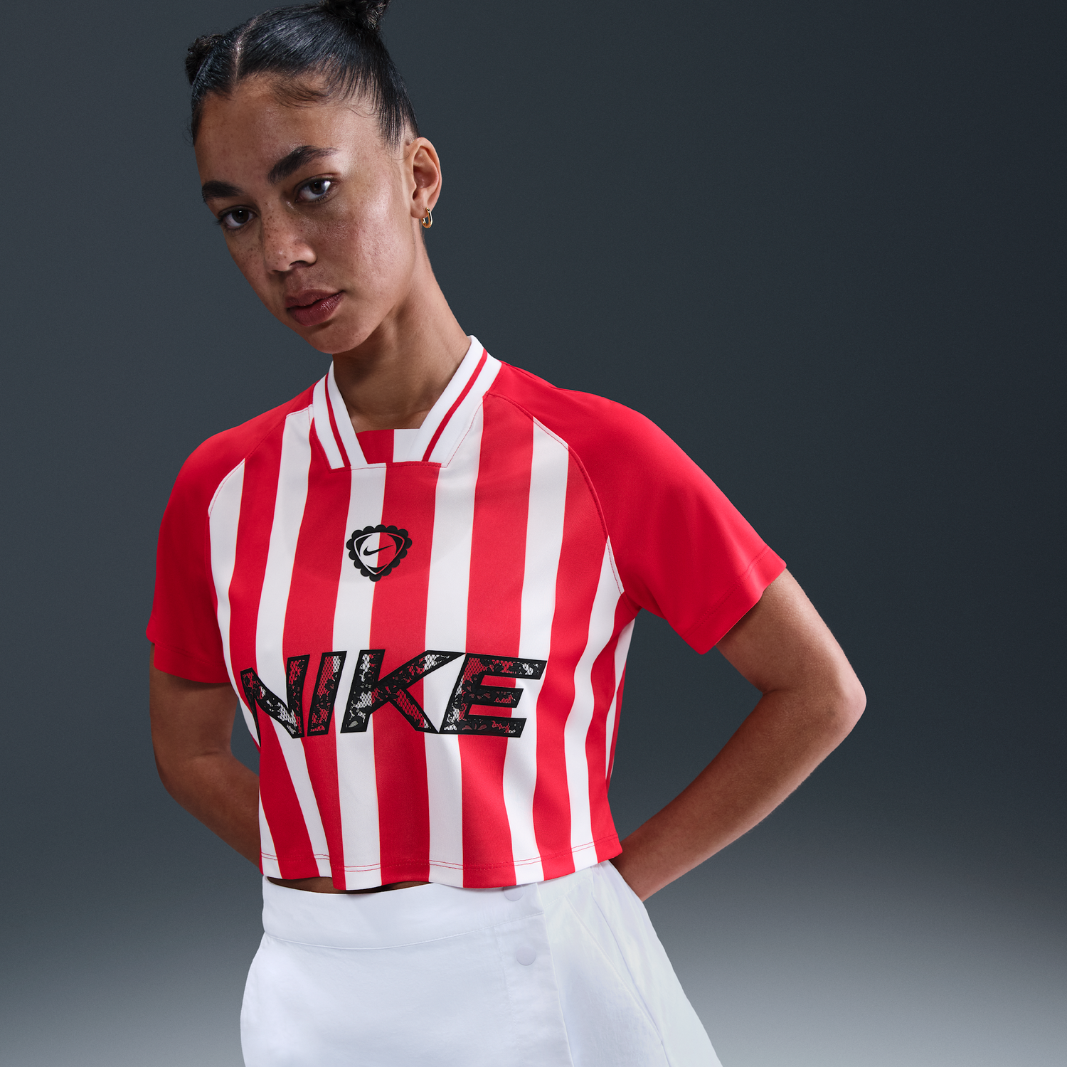 Crop top Nike Nike Sportswear Cropped Short Sleeve T-Shirt Rød | IM0326-657, 0