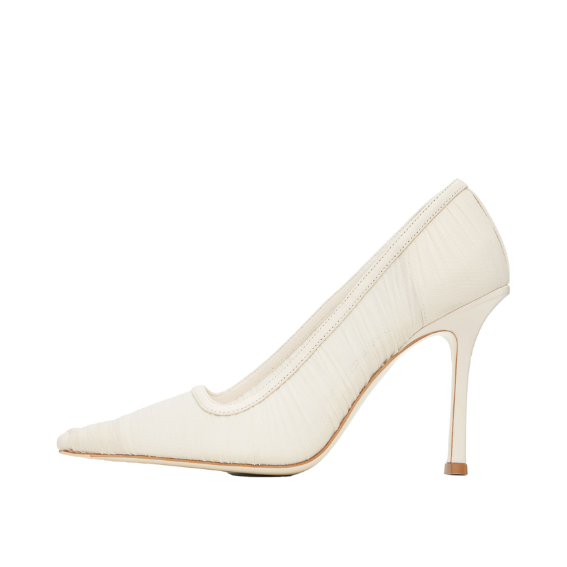 Sneakers og sko Jimmy Choo Jimmy Choo Lotta 100 Mesh Pumps Hvid | LOTTA 100