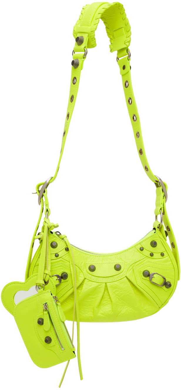 Skuldertaske Balenciaga XS 'Le Cagole' Shoulder Bag Gul | 671309 1VGUY, 0
