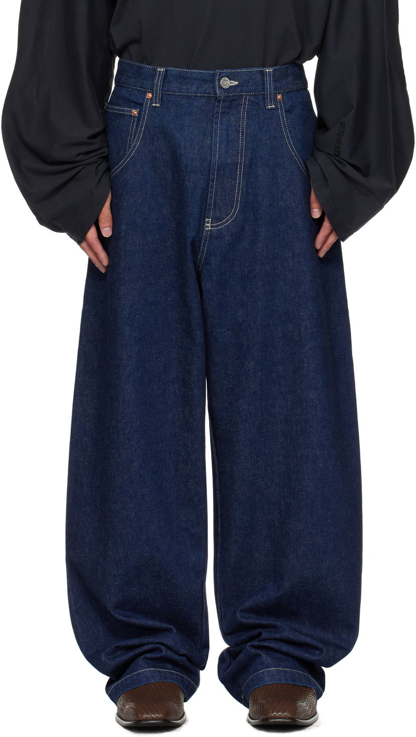 Jeans VETEMENTS VETEMENTS Hip-Hop Jeans Blå | UH76DP250N