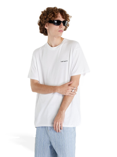 T-shirt Carhartt WIP Script Embroidery Hvid | I030435.00AXX