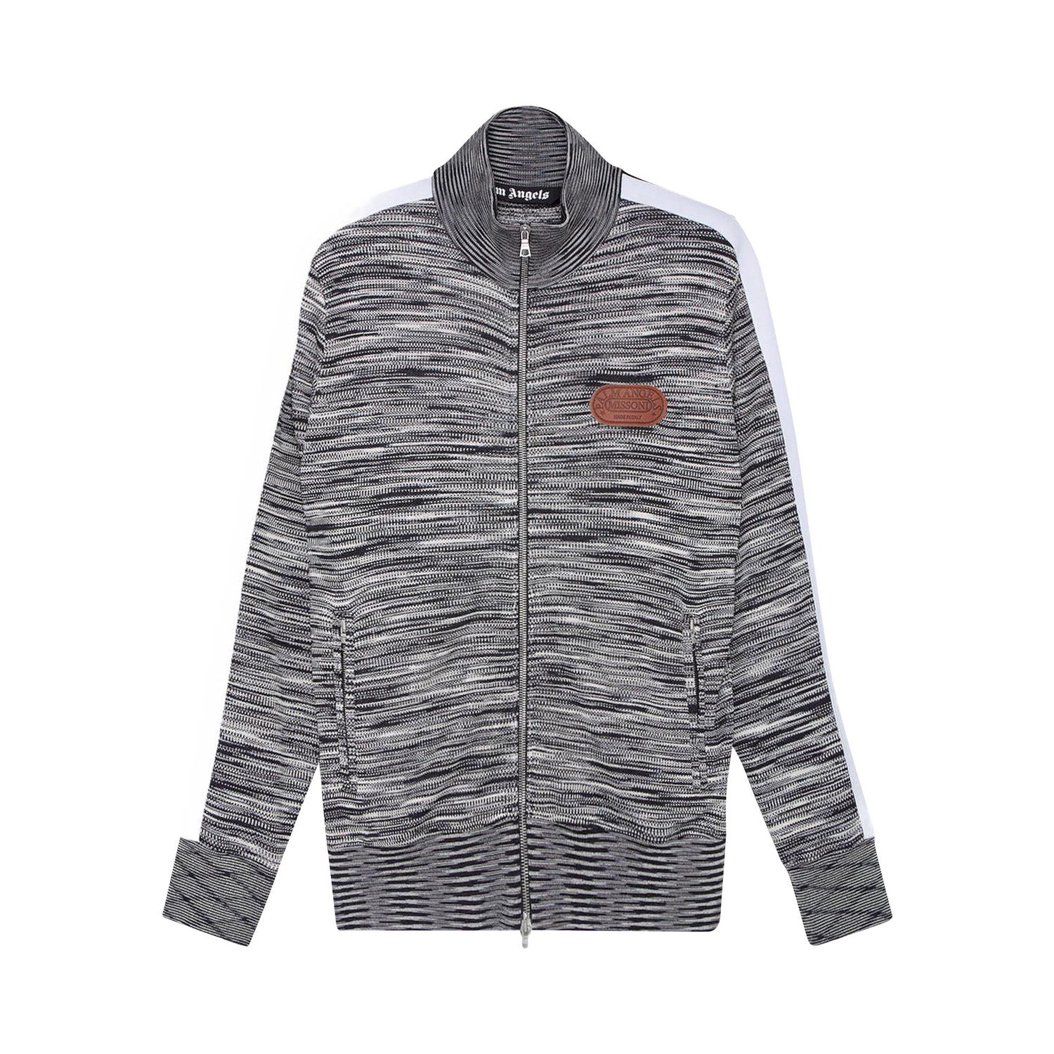 Jakke Palm Angels x Missoni Knitted Track Jacket Grå | PMHA028F21KNI0010860, 1
