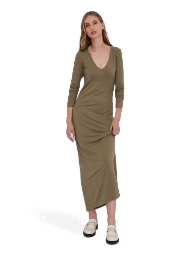 Kjole Samsoe Samsoe Patty Long Dress Beige | F21300116