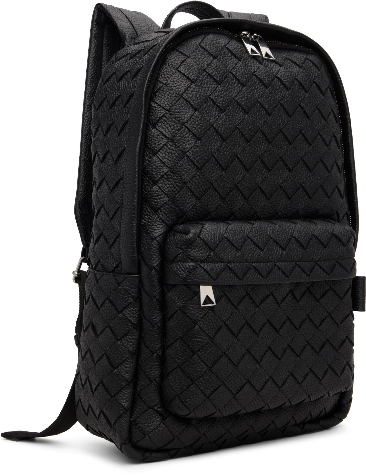 Rygsæk Bottega Veneta Bottega Veneta Intrecciato Leather Backpack Sort | 833158V5I528803, 1