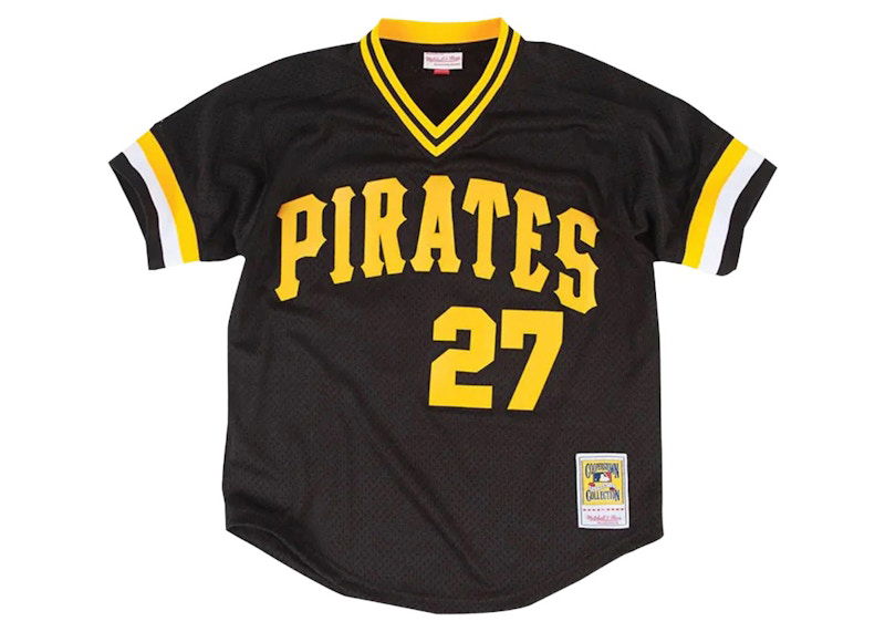 Jersey Mitchell & Ness Mitchell & Ness Pittsburgh Pirates Kent Tekulve 1982 Authentic Mesh BP Jersey Sort | 9N3B7MBP0-PITKT-Y82, 0