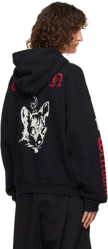 Sweatshirt We11done We11done Elleven Zip Hoodie Sort | WD-TJ3-24-875-U-BK, 2