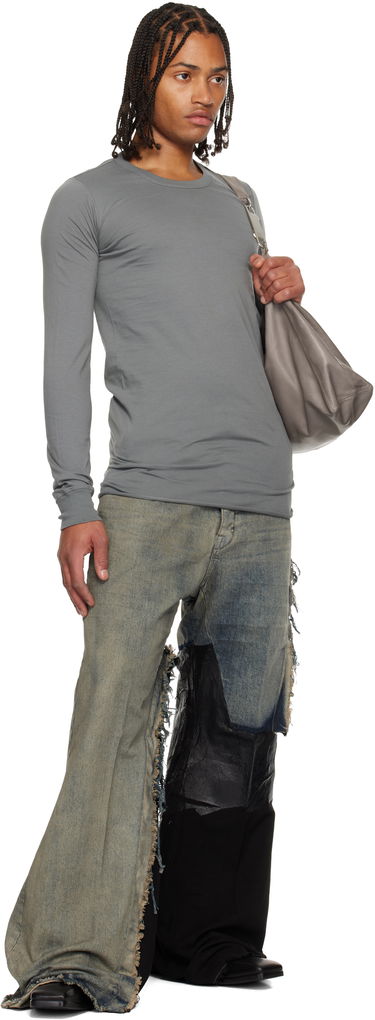 T-shirt Rick Owens Concordians Basic LS T-shirt Grå | RU02E1252 JA, 3