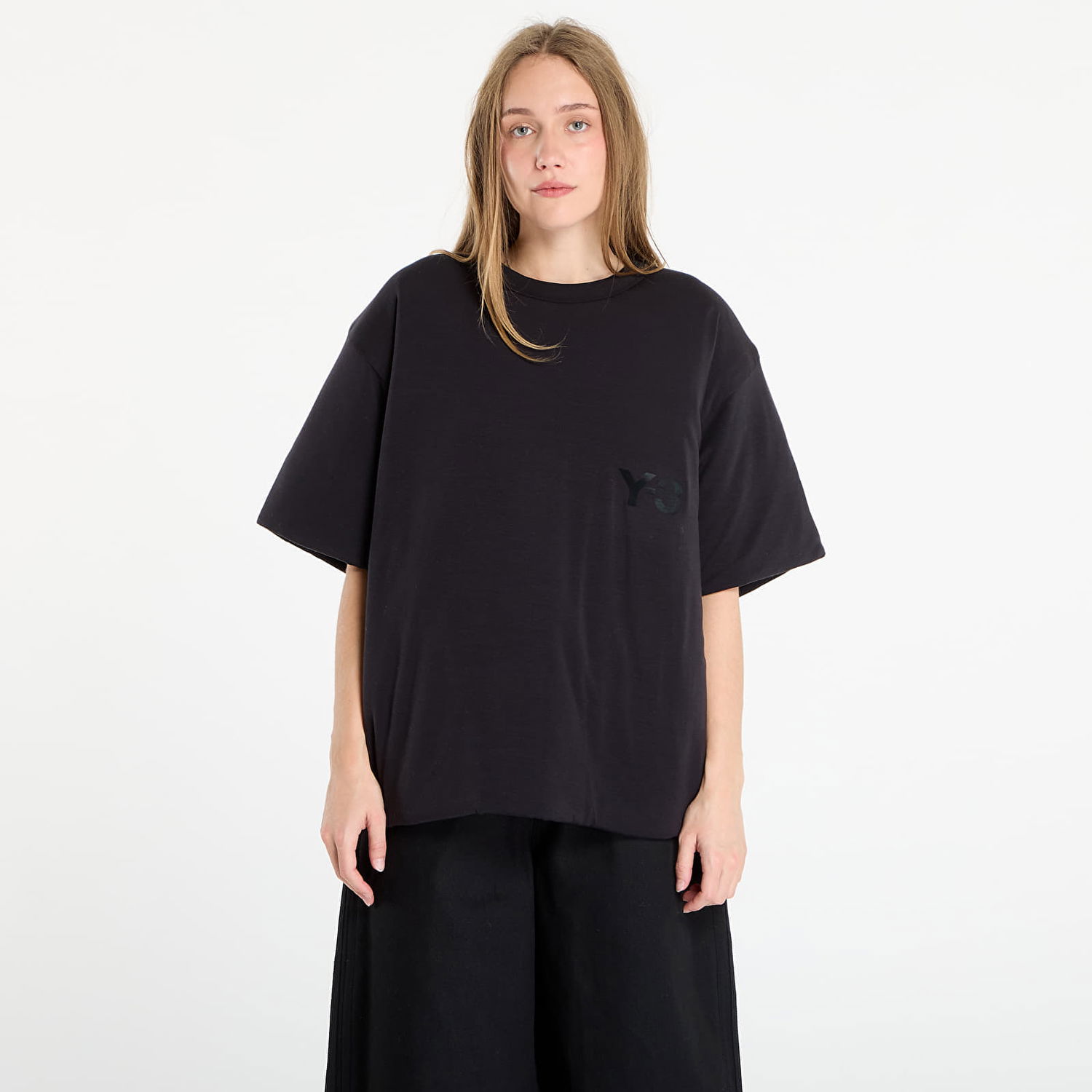 T-shirt Y-3 Y-3 Padded Jersey T-Shirt Sort | JY4555, 0
