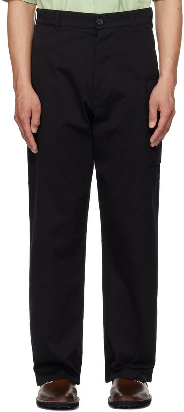 Cargo bukser Marni Marni Confetti Jacquard Cotton Trousers Sort | PUMU0095S1 UTC484, 0