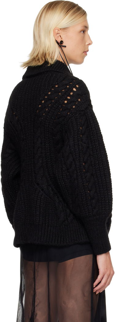 Sweater Simone Rocha Simone Rocha Sculpted Chunky Knit Cardigan Sort | MZMK1B 0665, 2