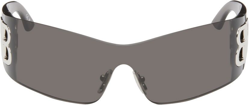Solbriller Balenciaga Bossy Mask Sunglasses Sort | BB0359S-001