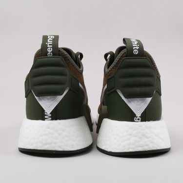 Sneakers og sko adidas Originals White Mountaineering x NMD_R2 Primeknit "Olive" Brun | CG3649, 3