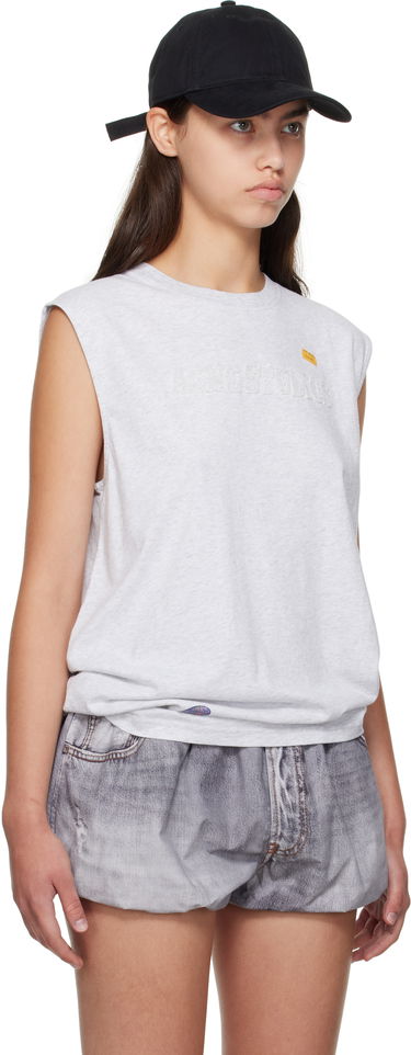 Tanktop Acne Studios Acne Studios Logo Muscle Tee Grå | CL0350-, 1