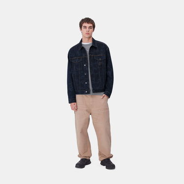 Jakke Carhartt WIP Camo Print Denim Jacket Blå | I033766_7, 1