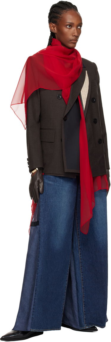 Handsker sacai sacai Leather Bangle Gloves Brun | 25-08253, 2