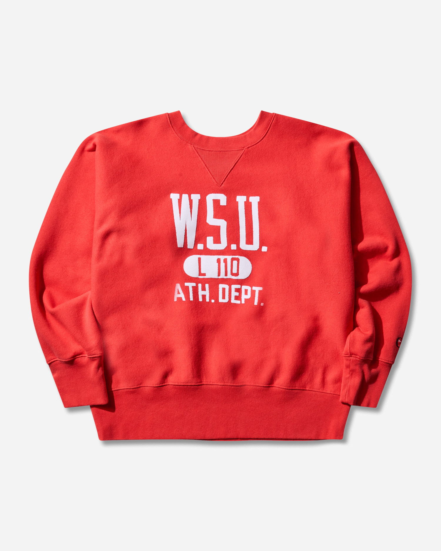 Sweatshirt Champion Index and Archives Lighthouse Reverse Weave Crewneck Sweatshirt W.S.U. L 110 ATH. DEPT. Rød | 221859 RS036, 0