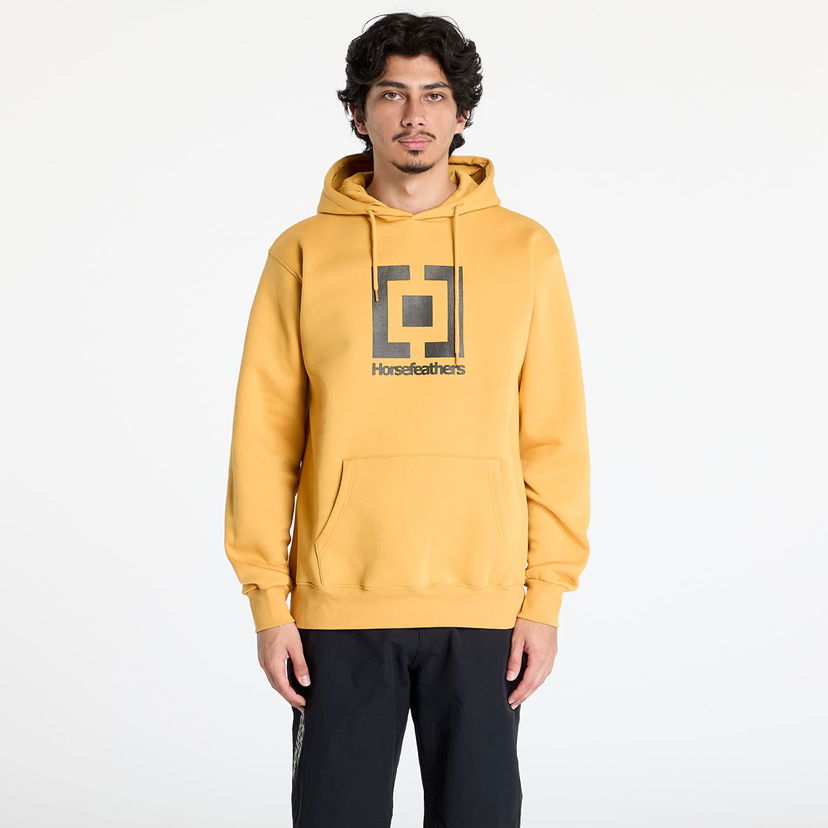 Sweatshirt Horsefeathers Horsefeathers Leader Hoodie Gul | SM1355D